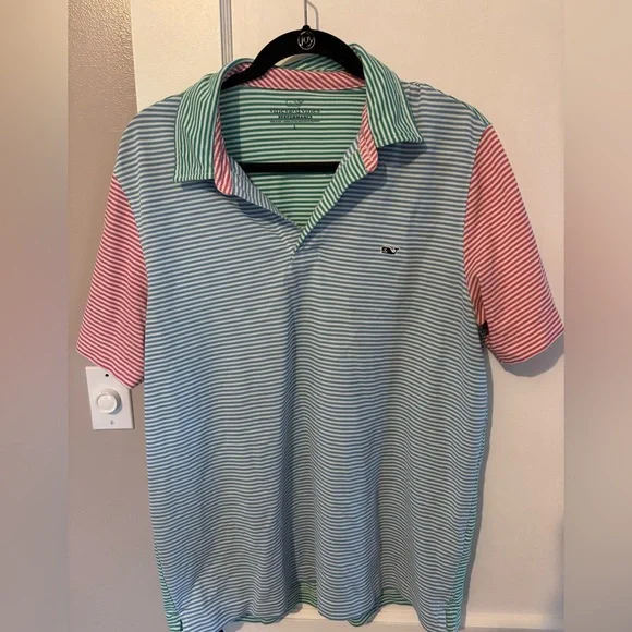 Vineyard Vines Men's Multi-Colored Performance Polo - Picture 1 of 3